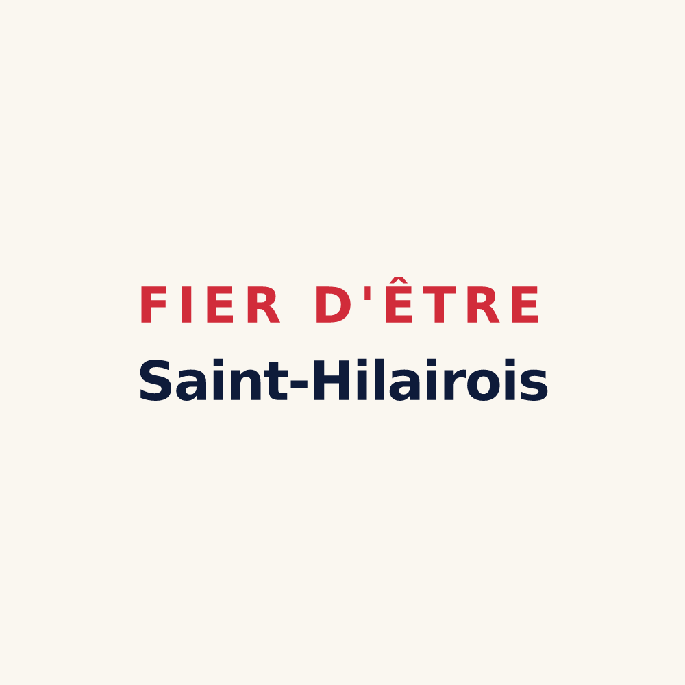 Tasse « Fier d'être Saint-Hilairois » — design pour Saint-Hilaire