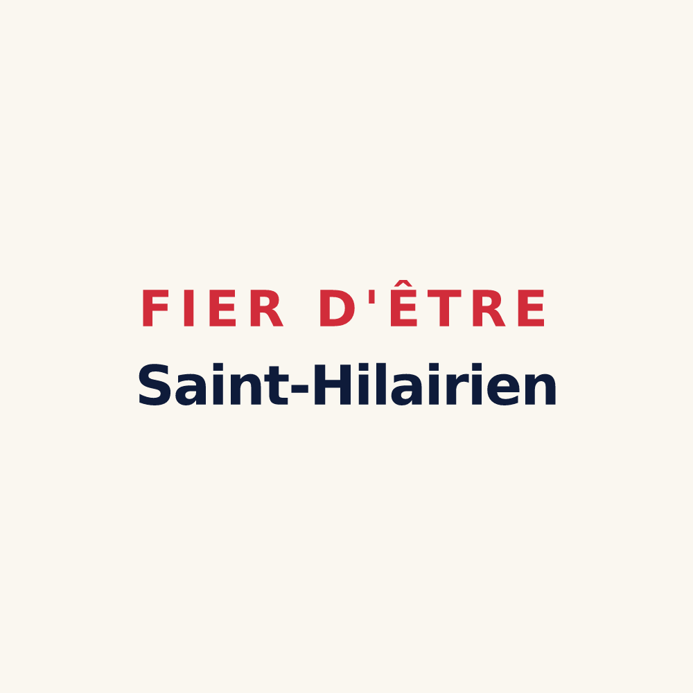Tasse « Fier d'être Saint-Hilairien » — design pour Saint-Hilaire-du-Maine