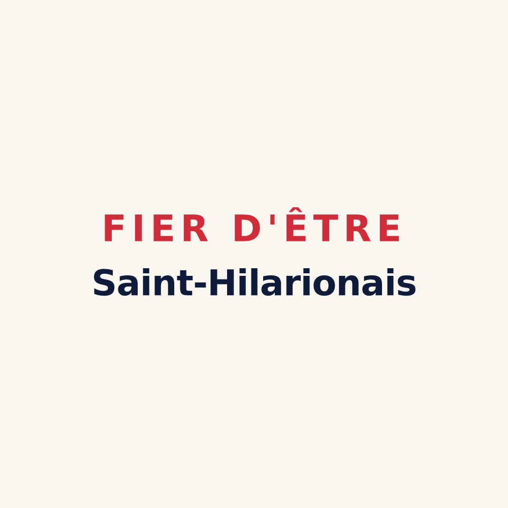 Tasse « Fier d'être Saint-Hilarionais » — design pour Saint-Hilarion