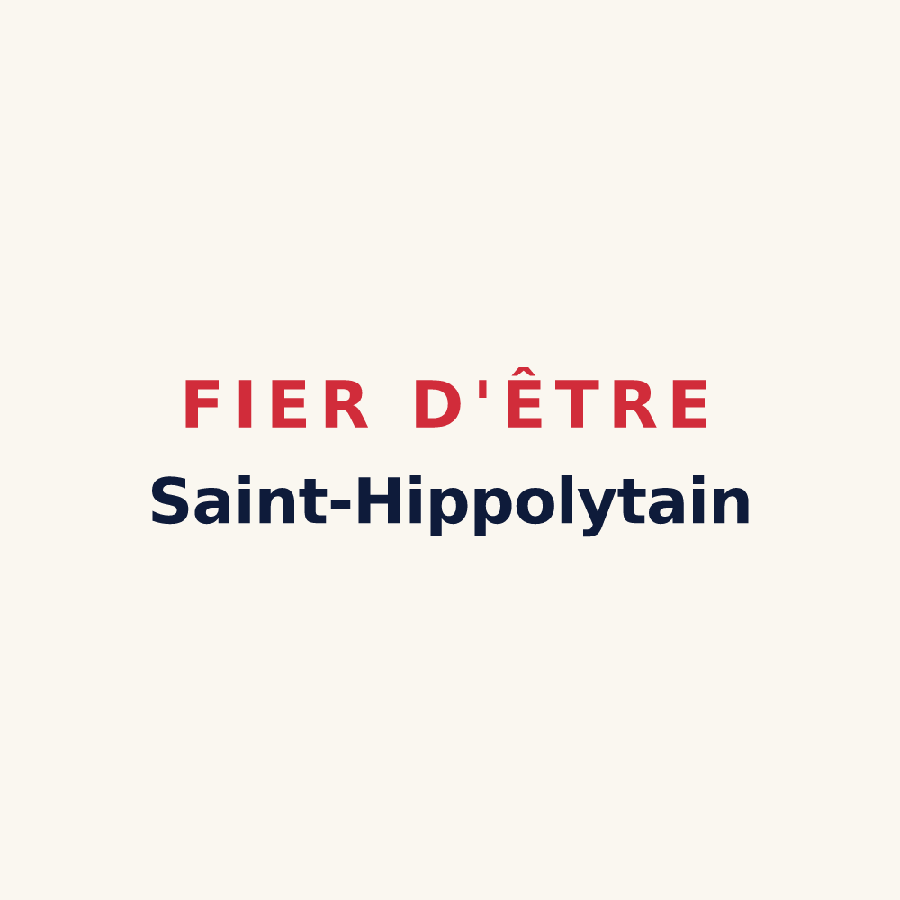 Tasse « Fier d'être Saint-Hippolytain » — design pour Saint-Hippolyte