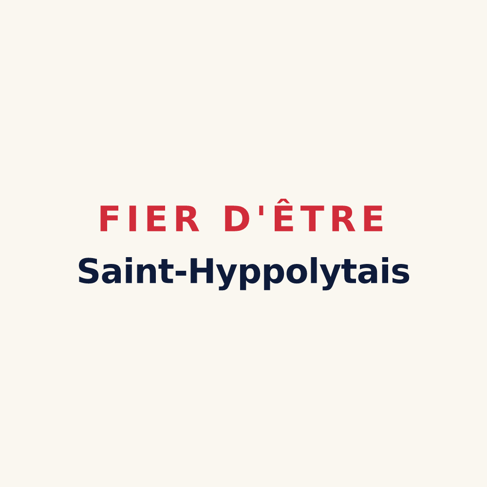 Tasse « Fier d'être Saint-Hyppolytais » — design pour Saint-Hippolyte-de-Montaigu