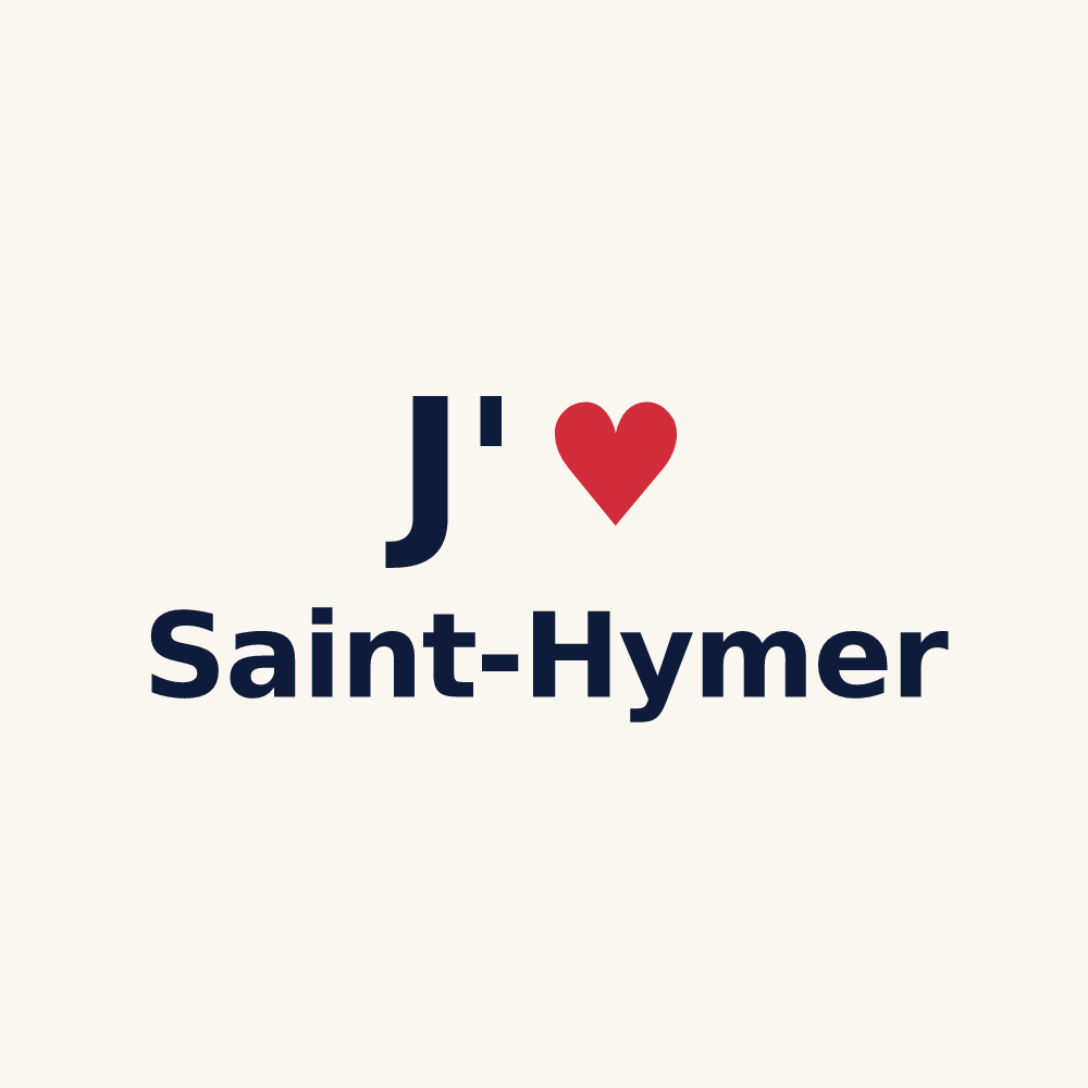 Tasse personnalisée Saint-Hymer — design J'aime Saint-Hymer