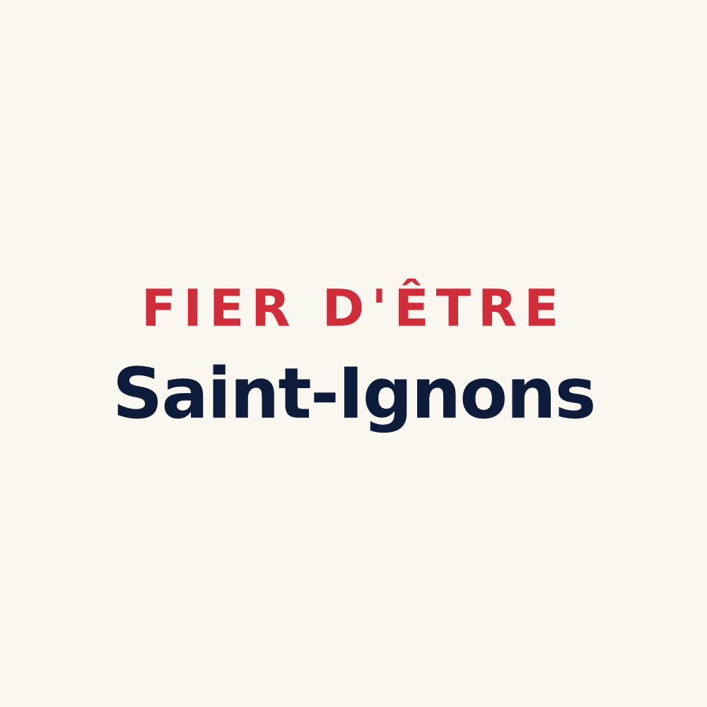 Tasse « Fier d'être Saint-Ignons » — design pour Saint-Igny-de-Vers