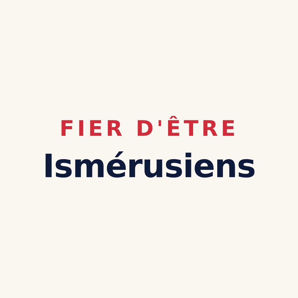 Tasse « Fier d'être Ismérusiens » — design pour Saint-Ismier