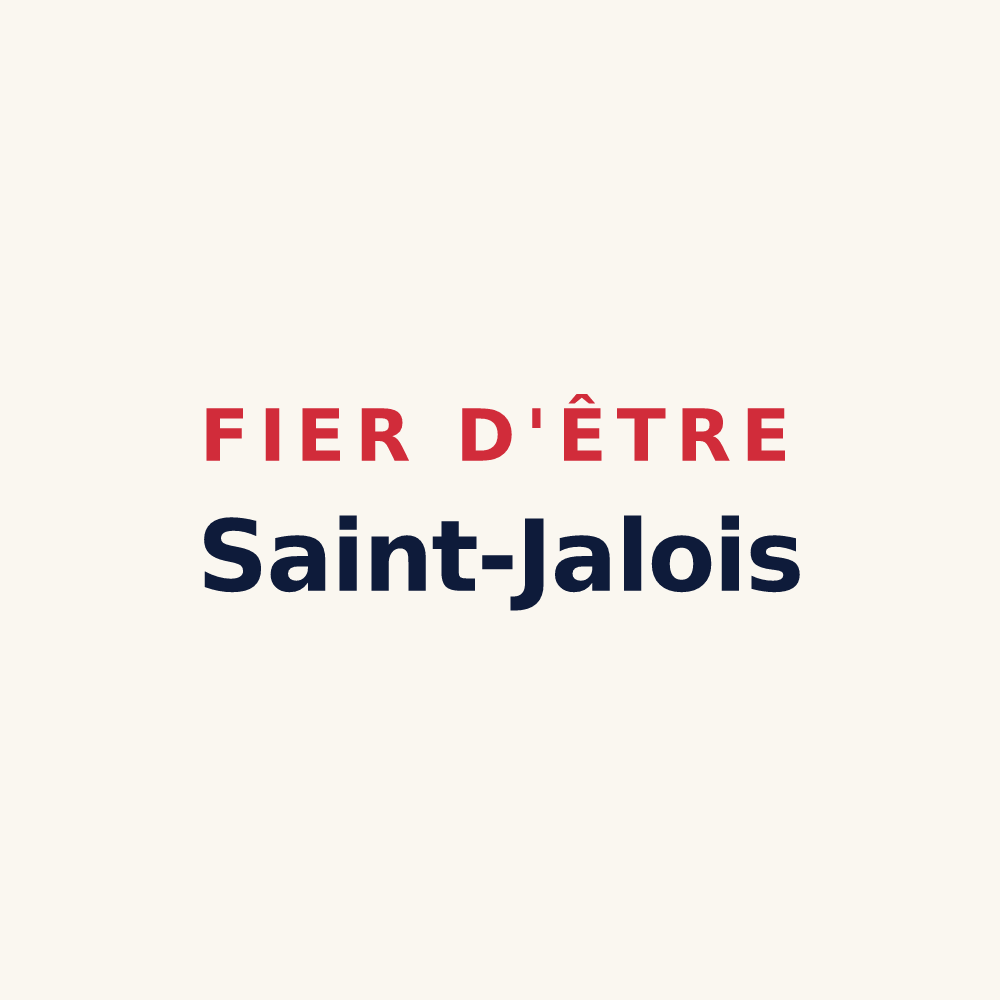 Tasse « Fier d'être Saint-Jalois » — design pour Saint-Jal