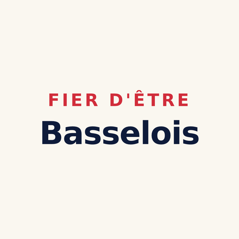 Tasse « Fier d'être Basselois » — design pour Saint-Jean-de-Bassel