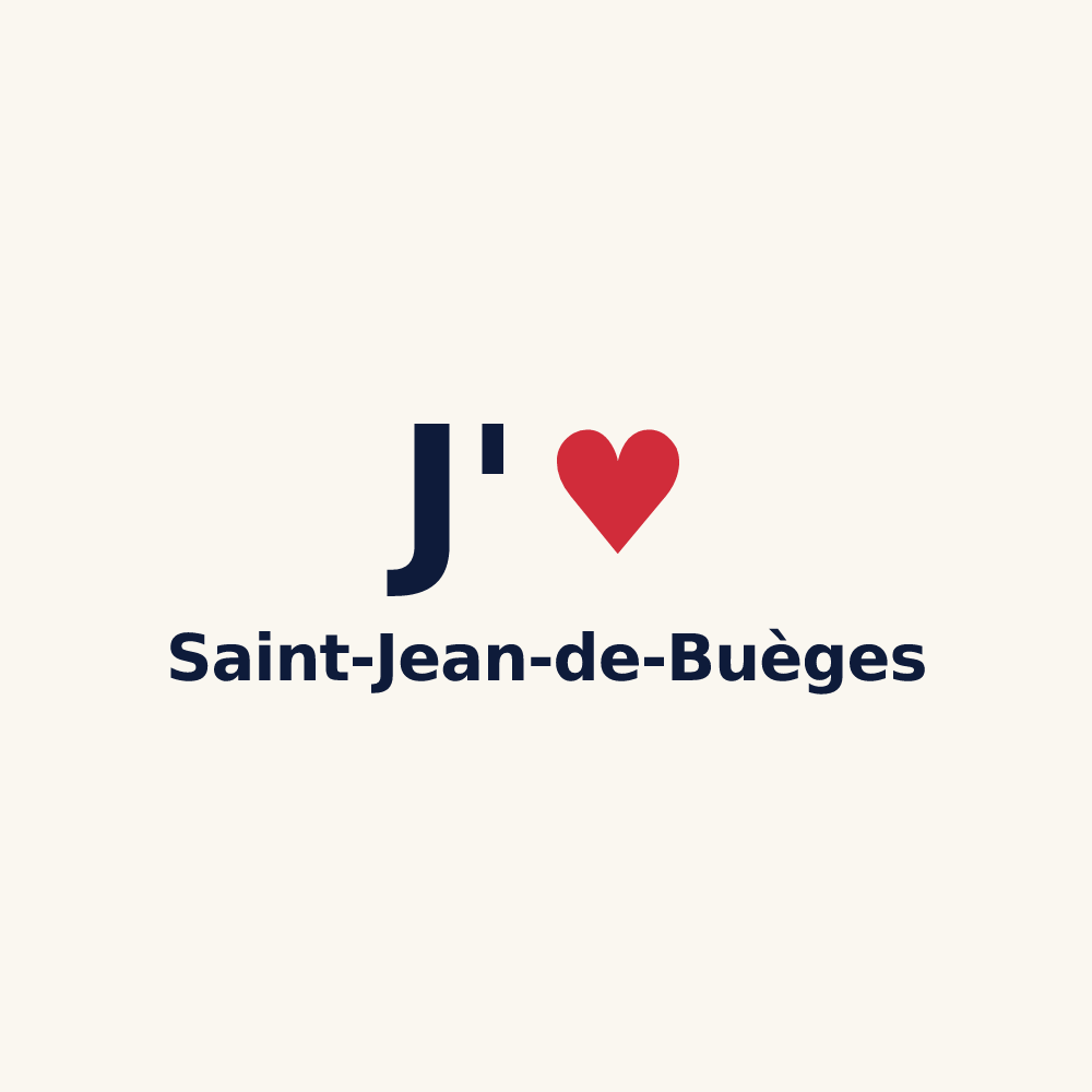 Tasse personnalisée Saint-Jean-de-Buèges — design J'aime Saint-Jean-de-Buèges