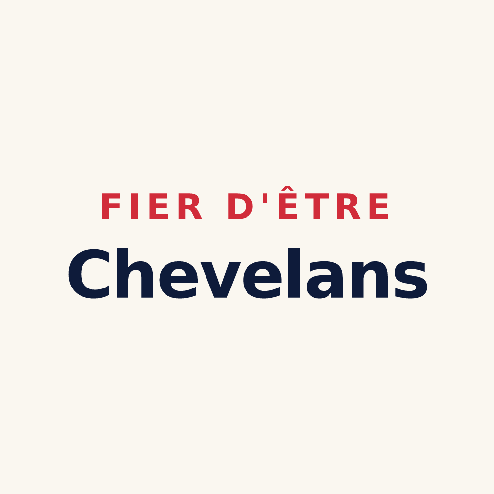 Tasse « Fier d'être Chevelans » — design pour Saint-Jean-de-Chevelu
