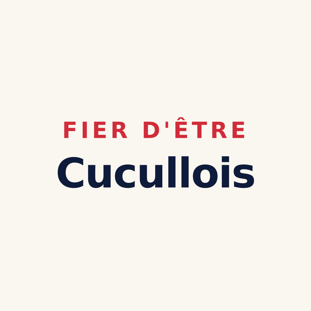 Tasse « Fier d'être Cucullois » — design pour Saint-Jean-de-Cuculles