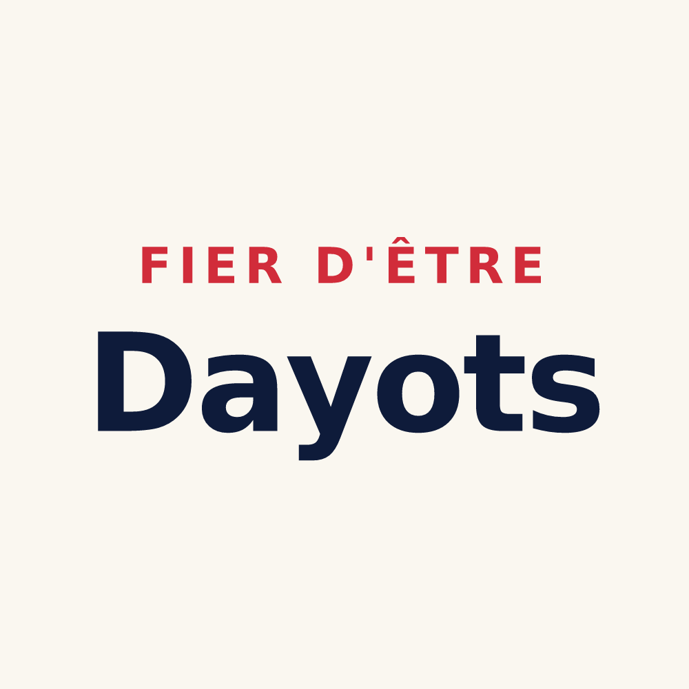 Tasse « Fier d'être Dayots » — design pour Saint-Jean-de-Daye