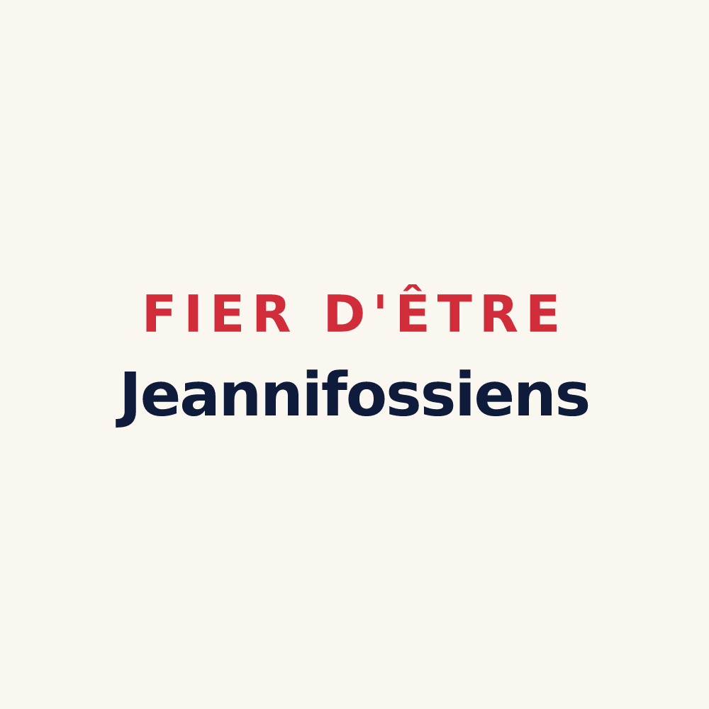 Tasse « Fier d'être Jeannifossiens » — design pour Saint-Jean-de-Fos
