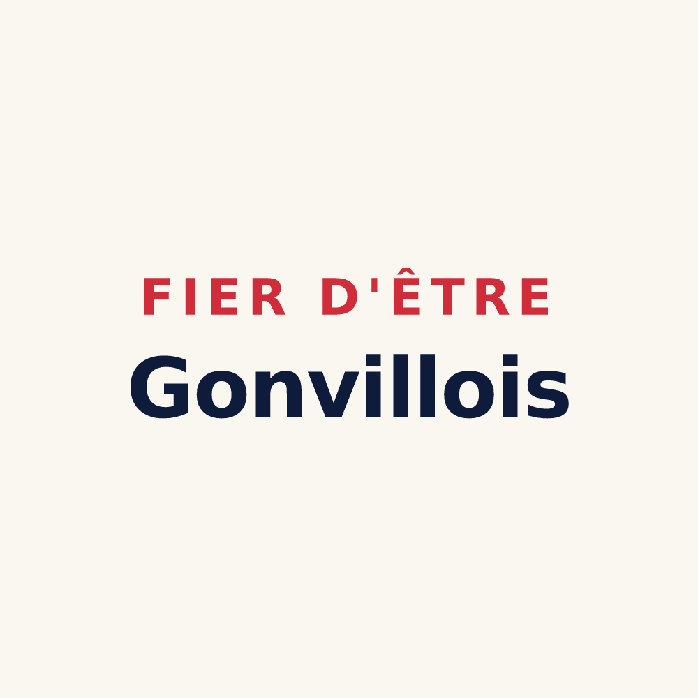 Tasse « Fier d'être Gonvillois » — design pour Saint-Jean-de-Gonville