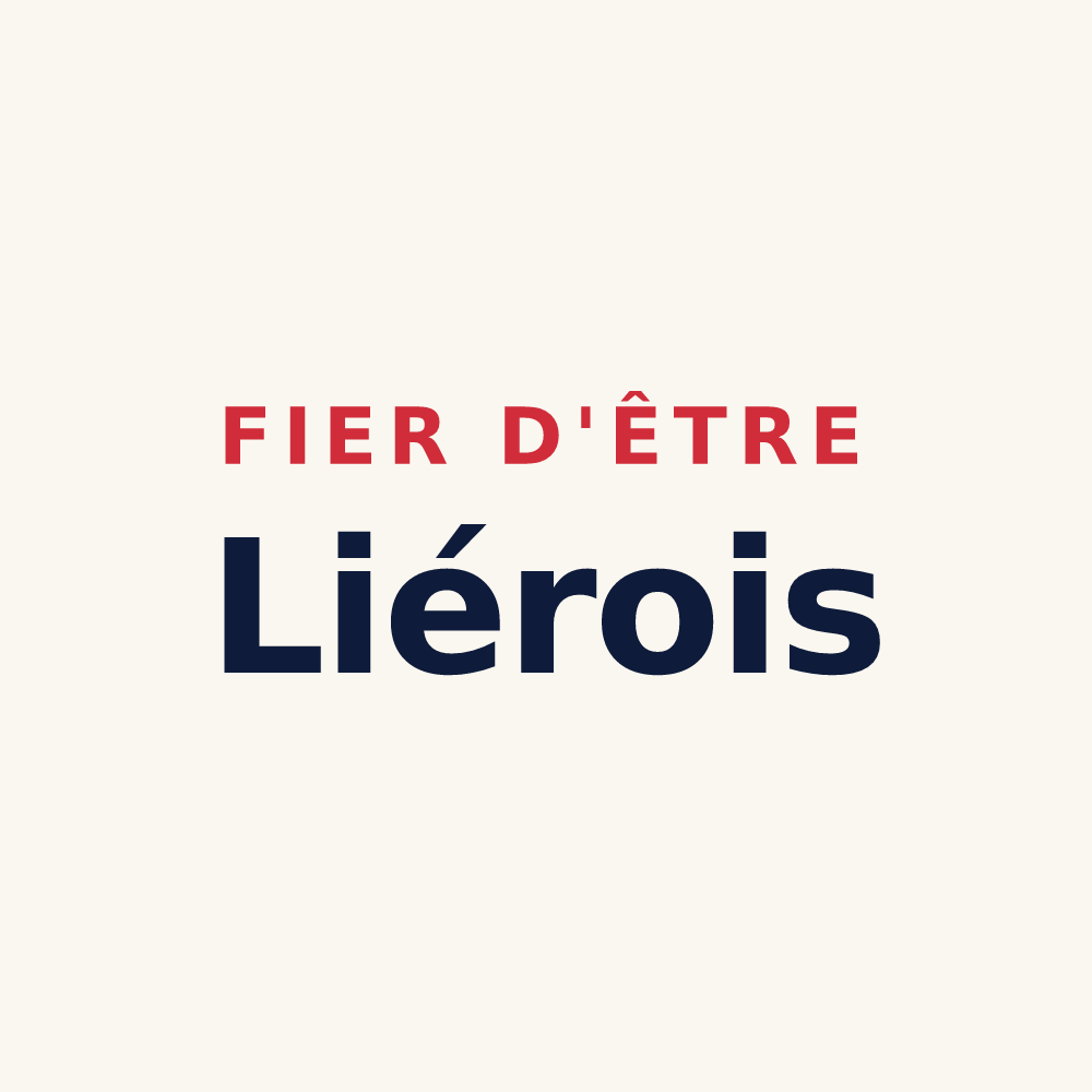 Tasse « Fier d'être Liérois » — design pour Saint-Jean-de-Lier