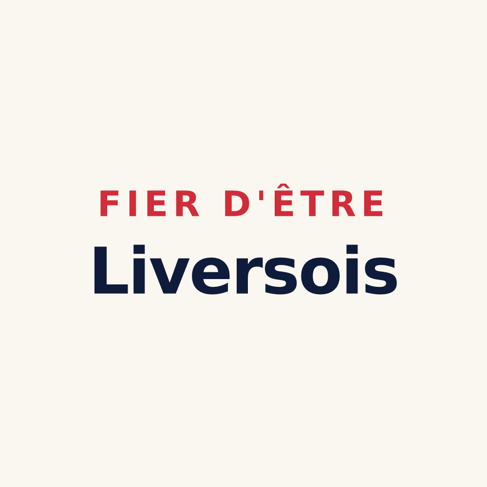Tasse « Fier d'être Liversois » — design pour Saint-Jean-de-Liversay