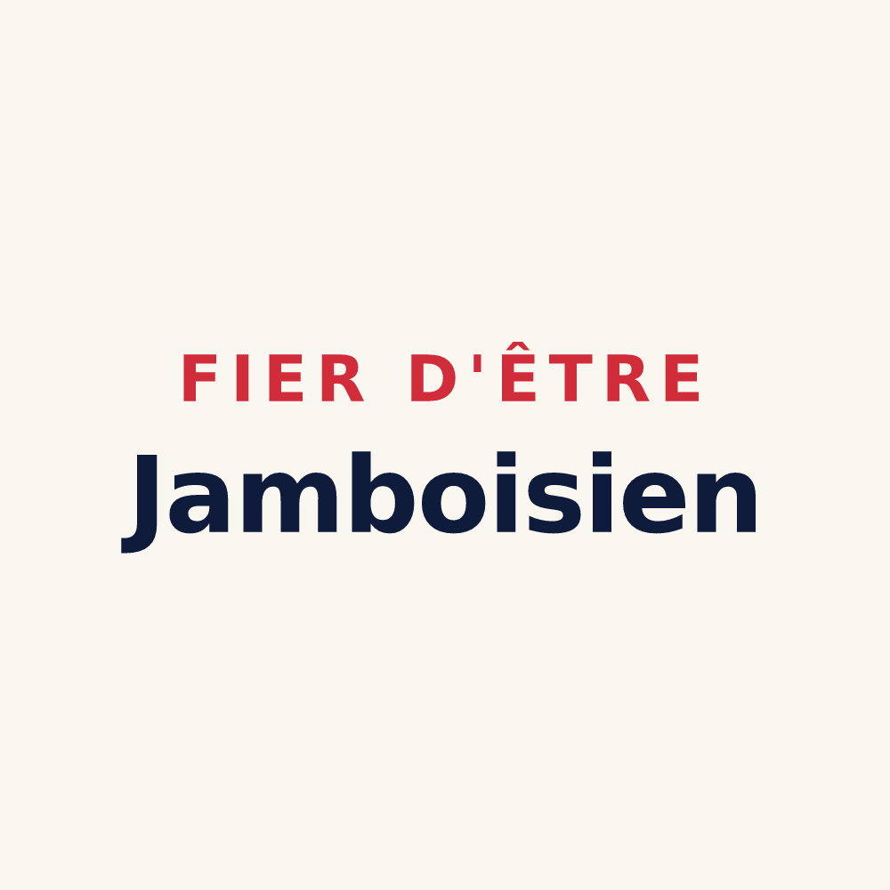 Tasse « Fier d'être Jamboisien » — design pour Saint-Jean-du-Bois