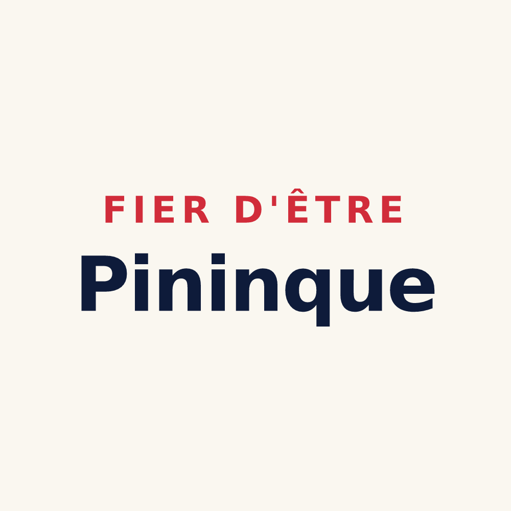 Tasse « Fier d'être Pininque » — design pour Saint-Jean-du-Pin