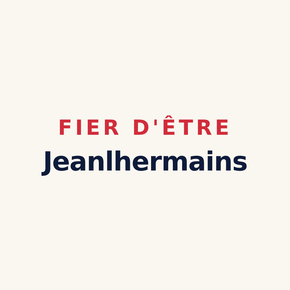 Tasse « Fier d'être Jeanlhermains » — design pour Saint-Jean-Lherm