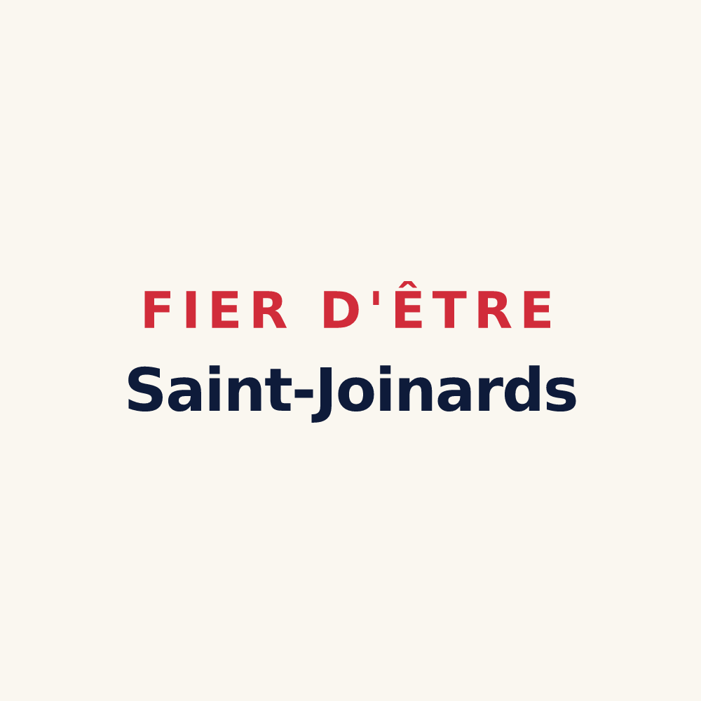Tasse « Fier d'être Saint-Joinards » — design pour Saint-Jean-Soleymieux