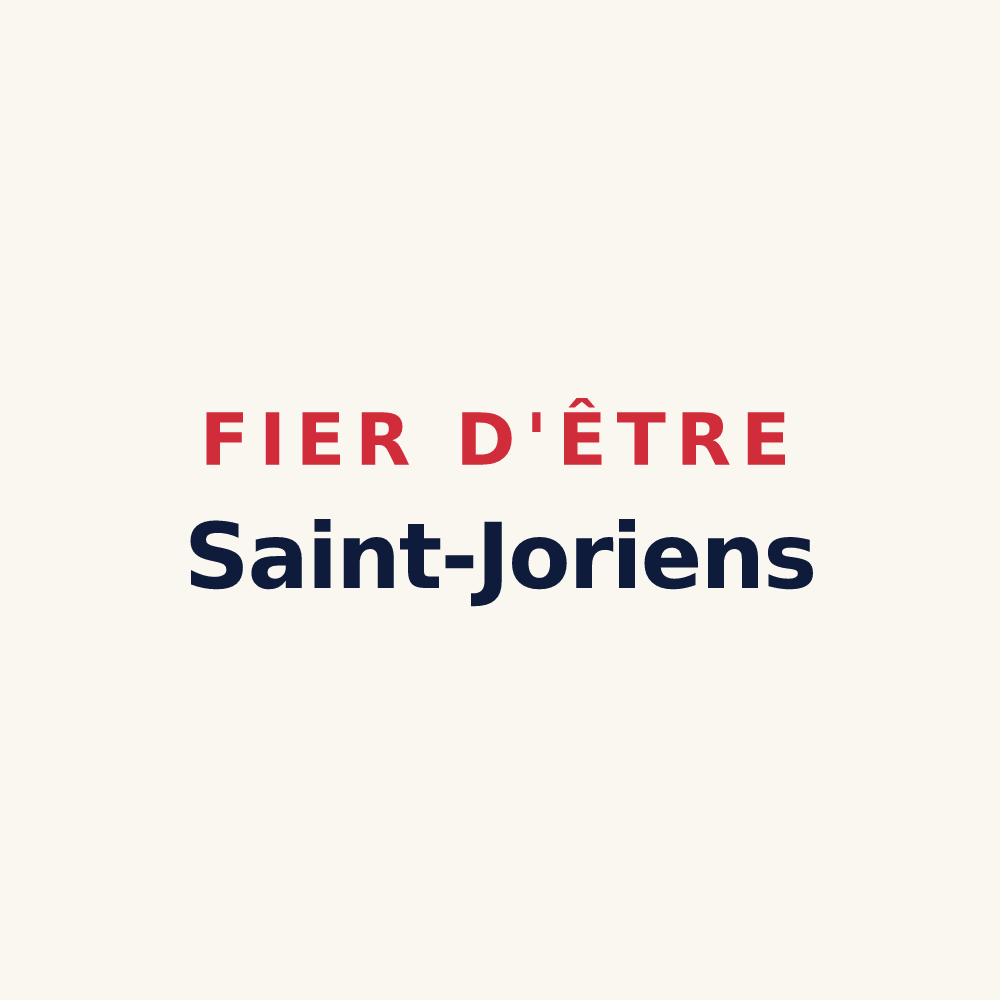 Tasse « Fier d'être Saint-Joriens » — design pour Saint-Jorioz