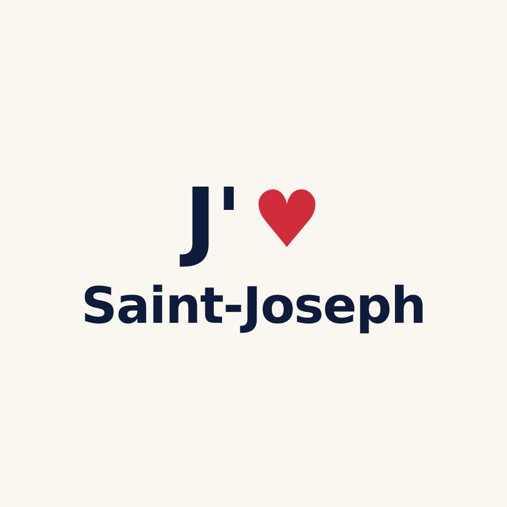 Tasse personnalisée Saint-Joseph — design J'aime Saint-Joseph