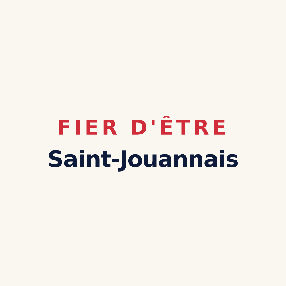 Tasse « Fier d'être Saint-Jouannais » — design pour Saint-Jouan-de-l'Isle