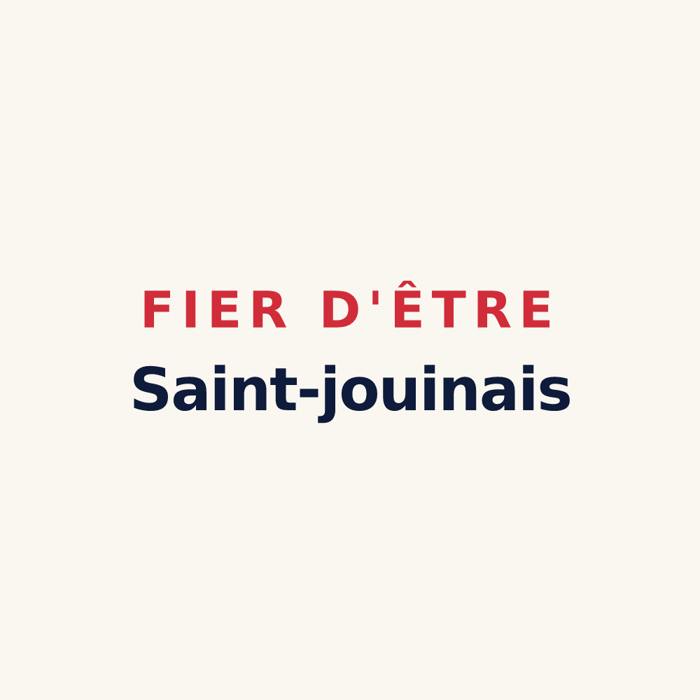 Tasse « Fier d'être Saint-jouinais » — design pour Saint-Jouin-Bruneval