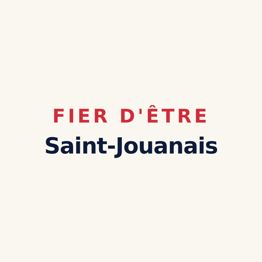 Tasse « Fier d'être Saint-Jouanais » — design pour Saint-Jouin