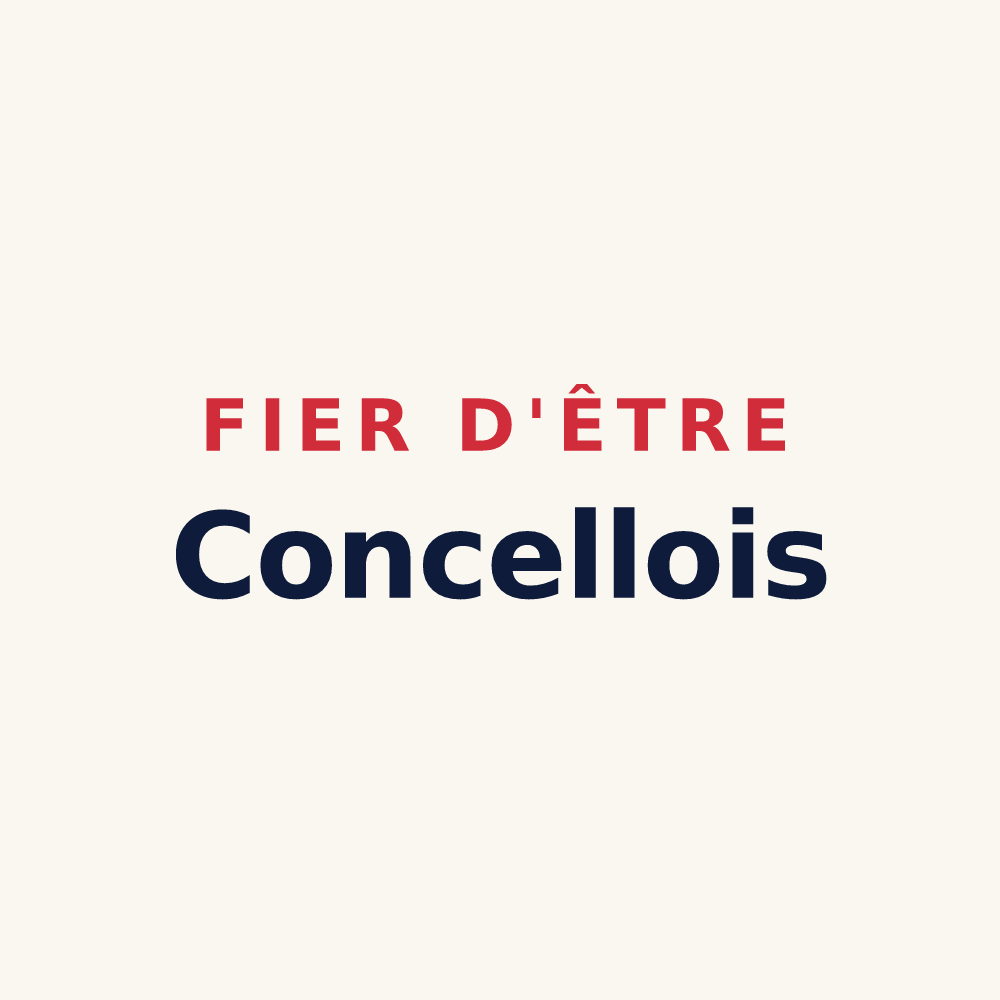Tasse « Fier d'être Concellois » — design pour Saint-Julien-de-Concelles