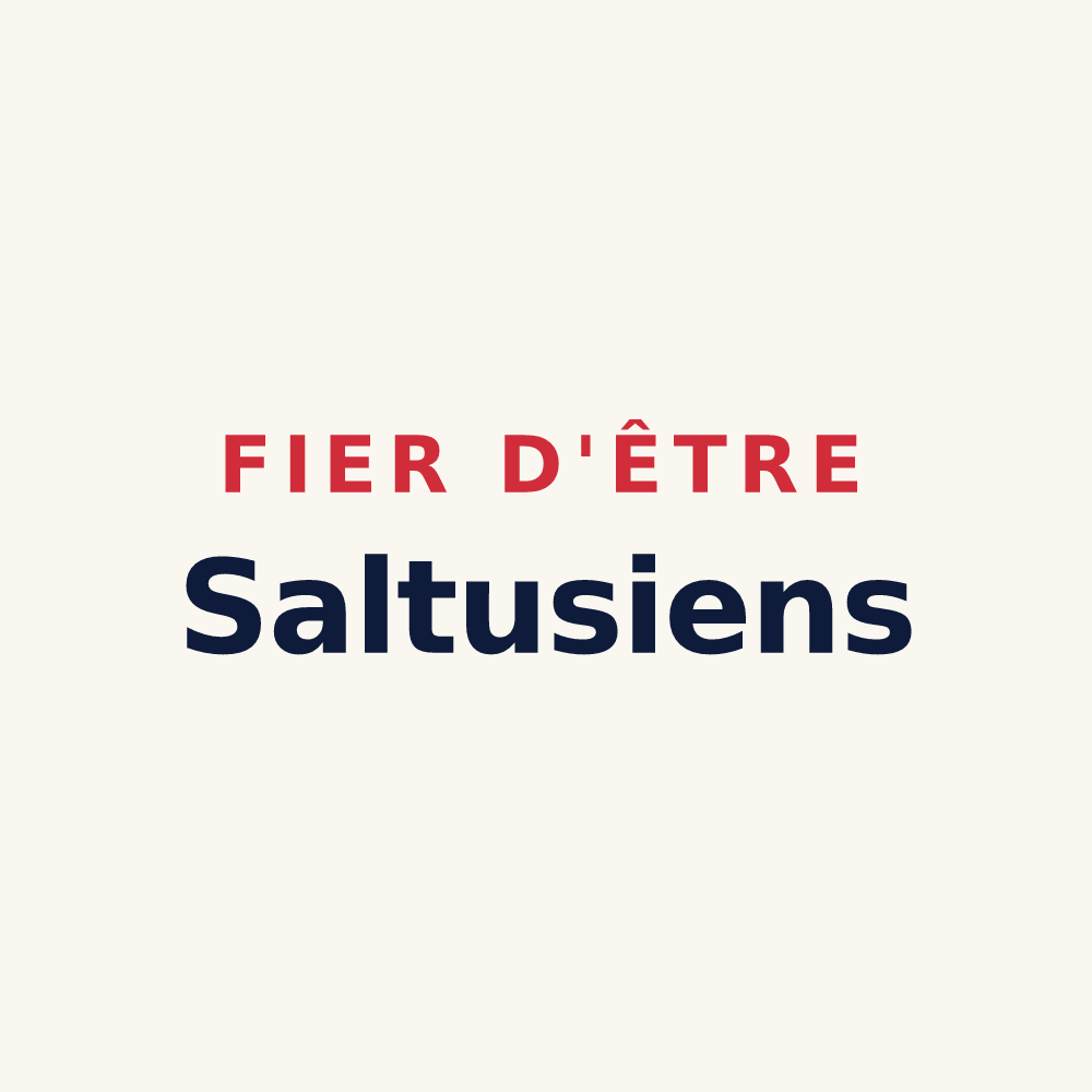 Tasse « Fier d'être Saltusiens » — design pour Saint-Julien-du-Sault