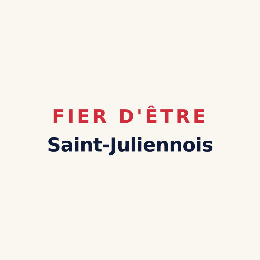 Tasse « Fier d'être Saint-Juliennois » — design pour Saint-Julien-en-Genevois