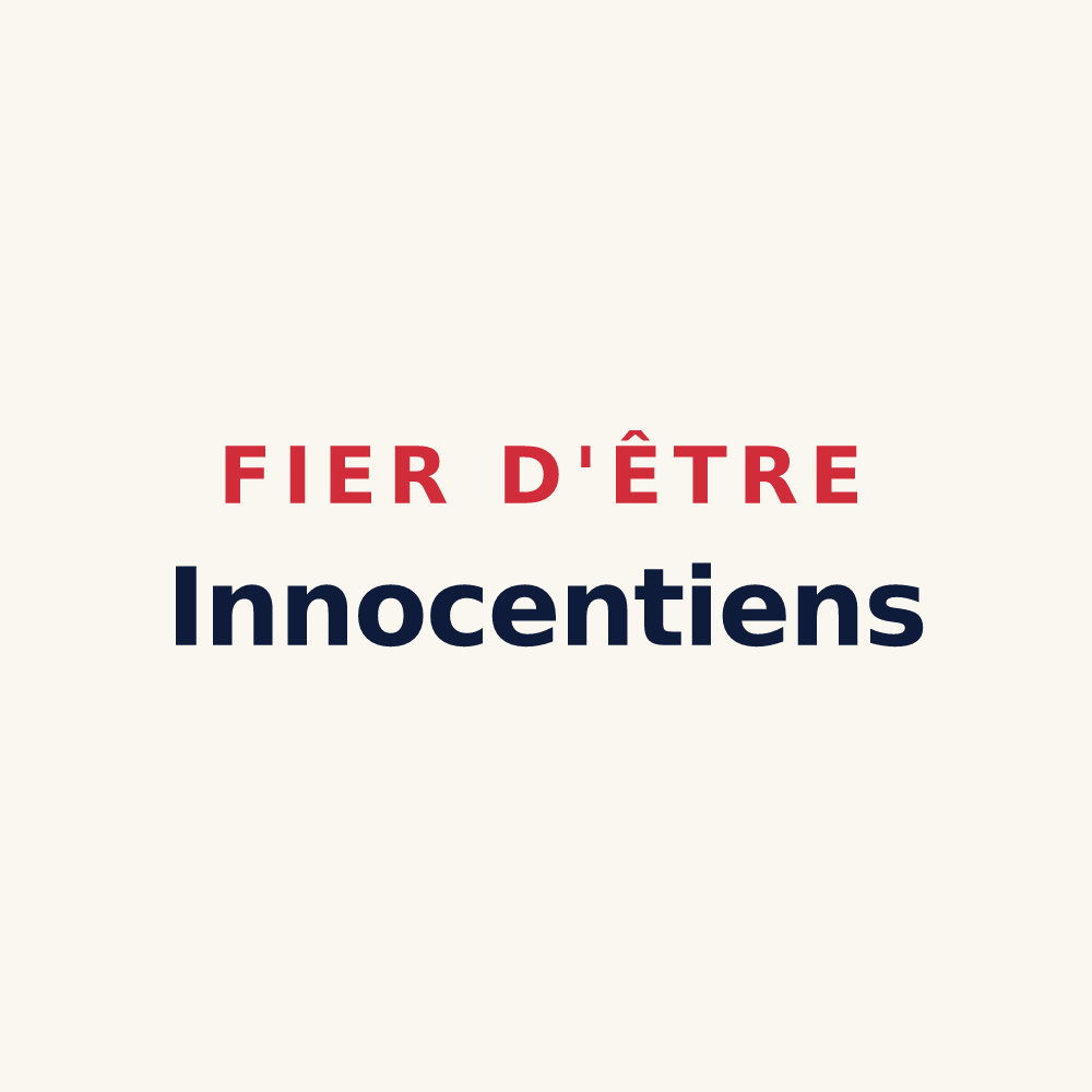 Tasse « Fier d'être Innocentiens » — design pour Saint-Julien-Innocence-Eulalie