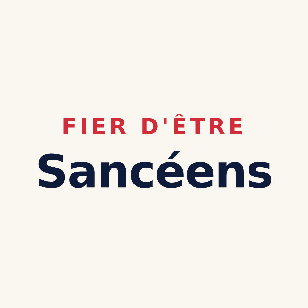 Tasse « Fier d'être Sancéens » — design pour Saint-Julien-les-Villas