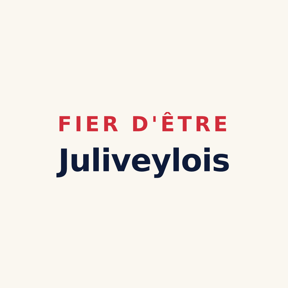 Tasse « Fier d'être Juliveylois » — design pour Saint-Julien-sur-Veyle