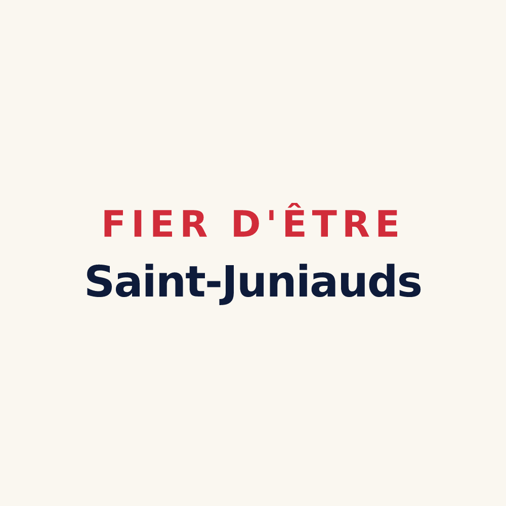 Tasse « Fier d'être Saint-Juniauds » — design pour Saint-Junien