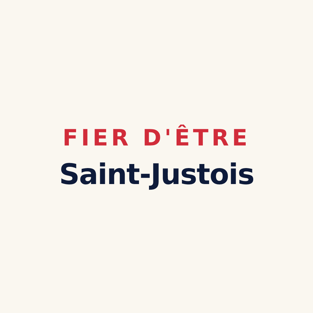 Tasse « Fier d'être Saint-Justois » — design pour Saint-Just-en-Chaussée