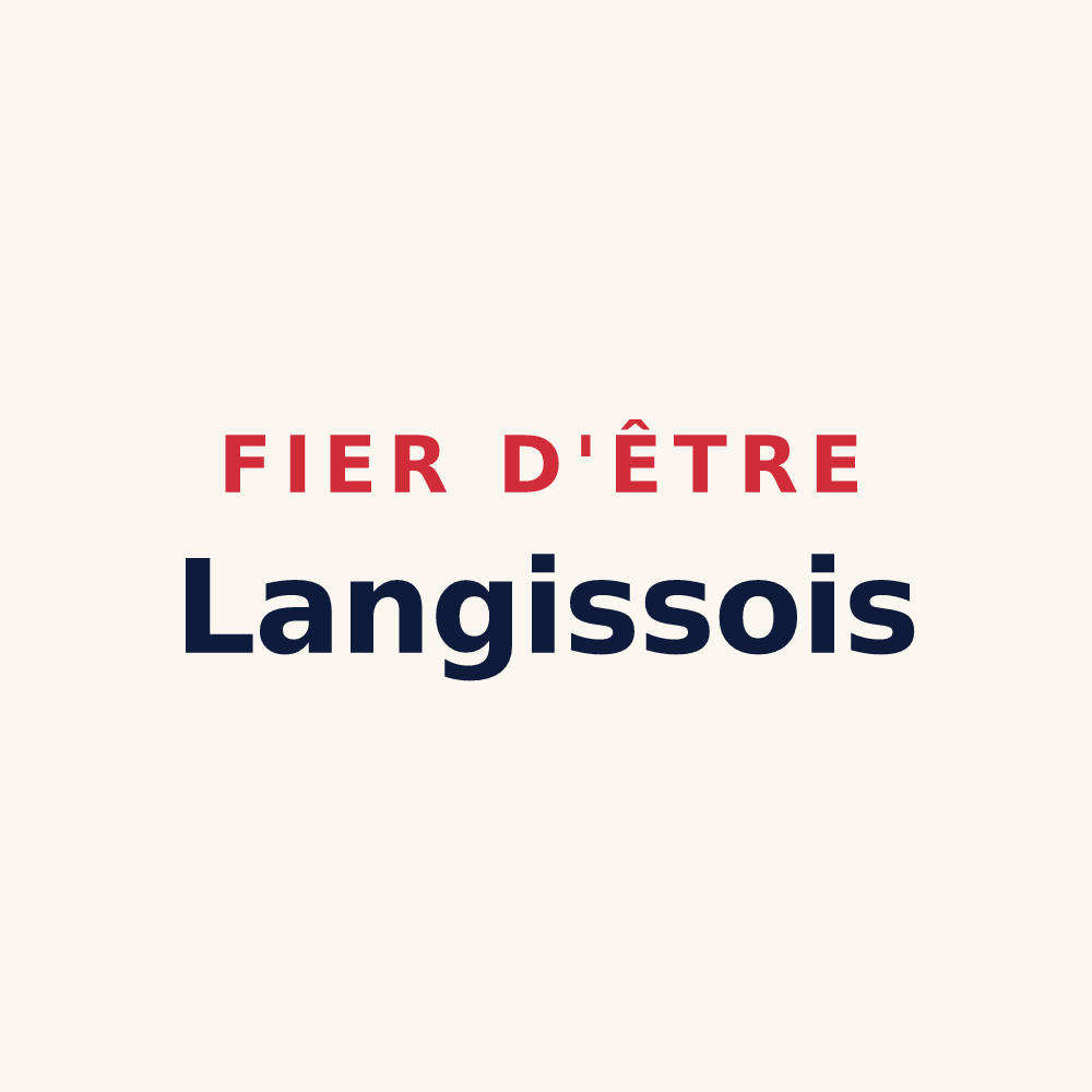 Tasse « Fier d'être Langissois » — design pour Saint-Langis-lès-Mortagne