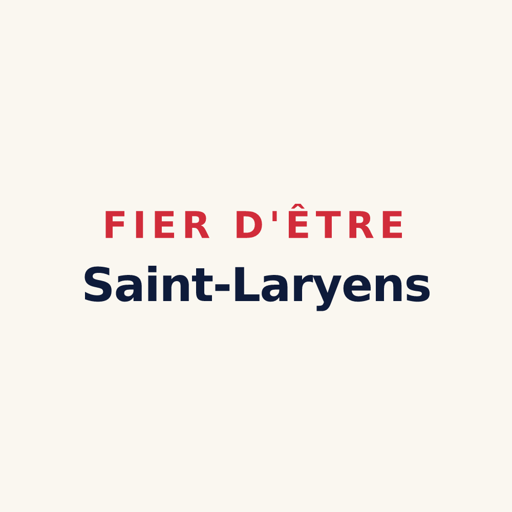 Tasse « Fier d'être Saint-Laryens » — design pour Saint-Lary-Soulan