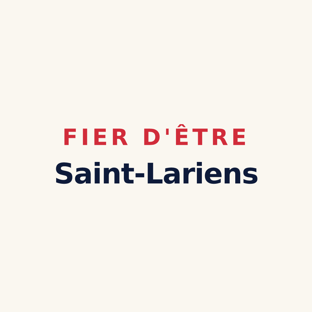 Tasse « Fier d'être Saint-Lariens » — design pour Saint-Lary