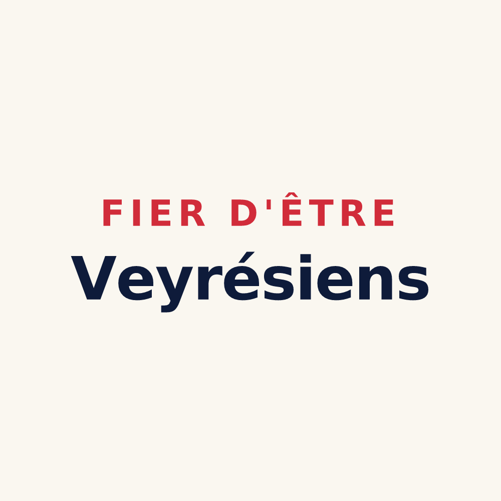 Tasse « Fier d'être Veyrésiens » — design pour Saint-Laurent-de-Veyrès