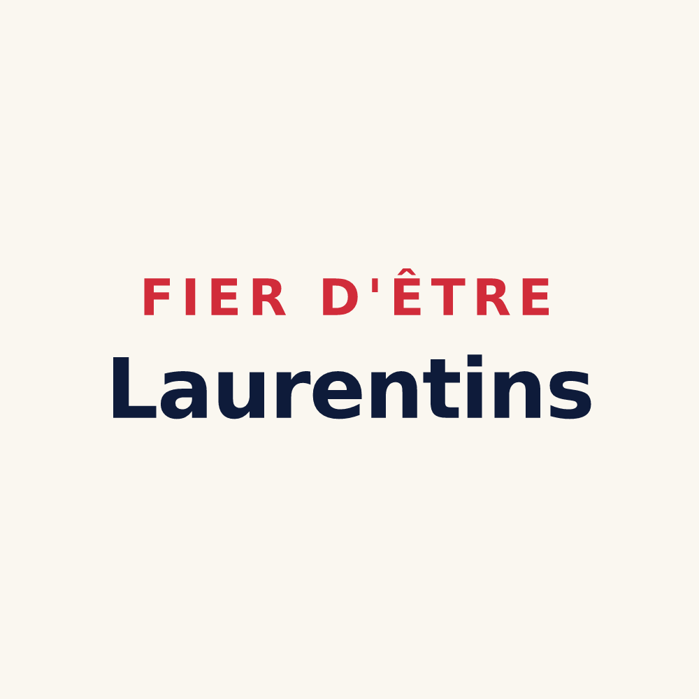 Tasse « Fier d'être Laurentins » — design pour Saint-Laurent-du-Tencement