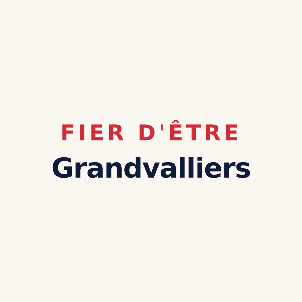 Tasse « Fier d'être Grandvalliers » — design pour Saint-Laurent-en-Grandvaux