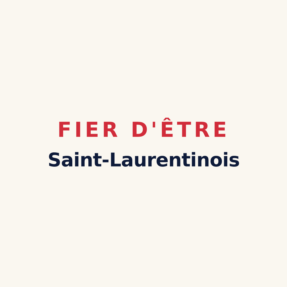 Tasse « Fier d'être Saint-Laurentinois » — design pour Saint-Laurent-en-Royans