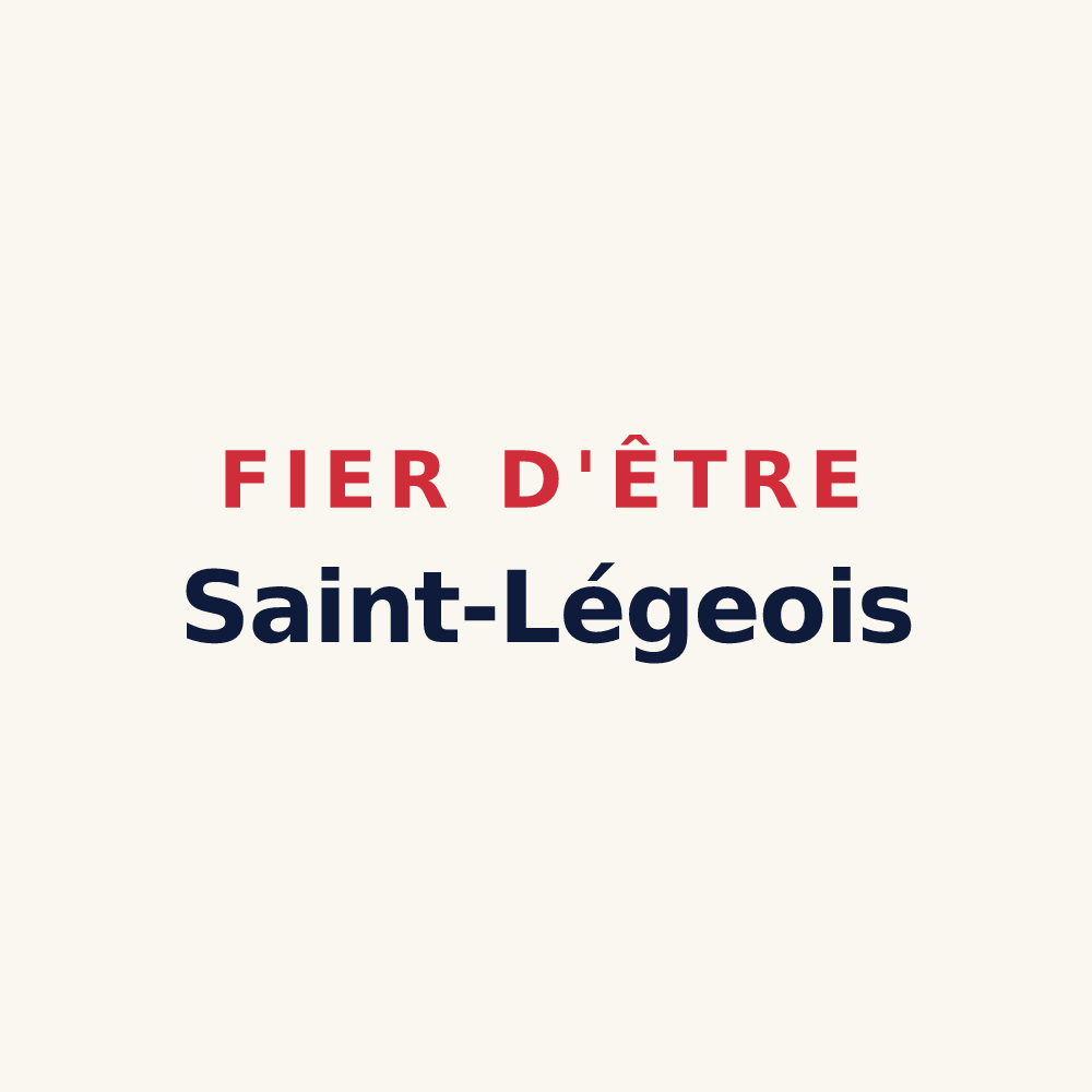 Tasse « Fier d'être Saint-Légeois » — design pour Saint-Léger