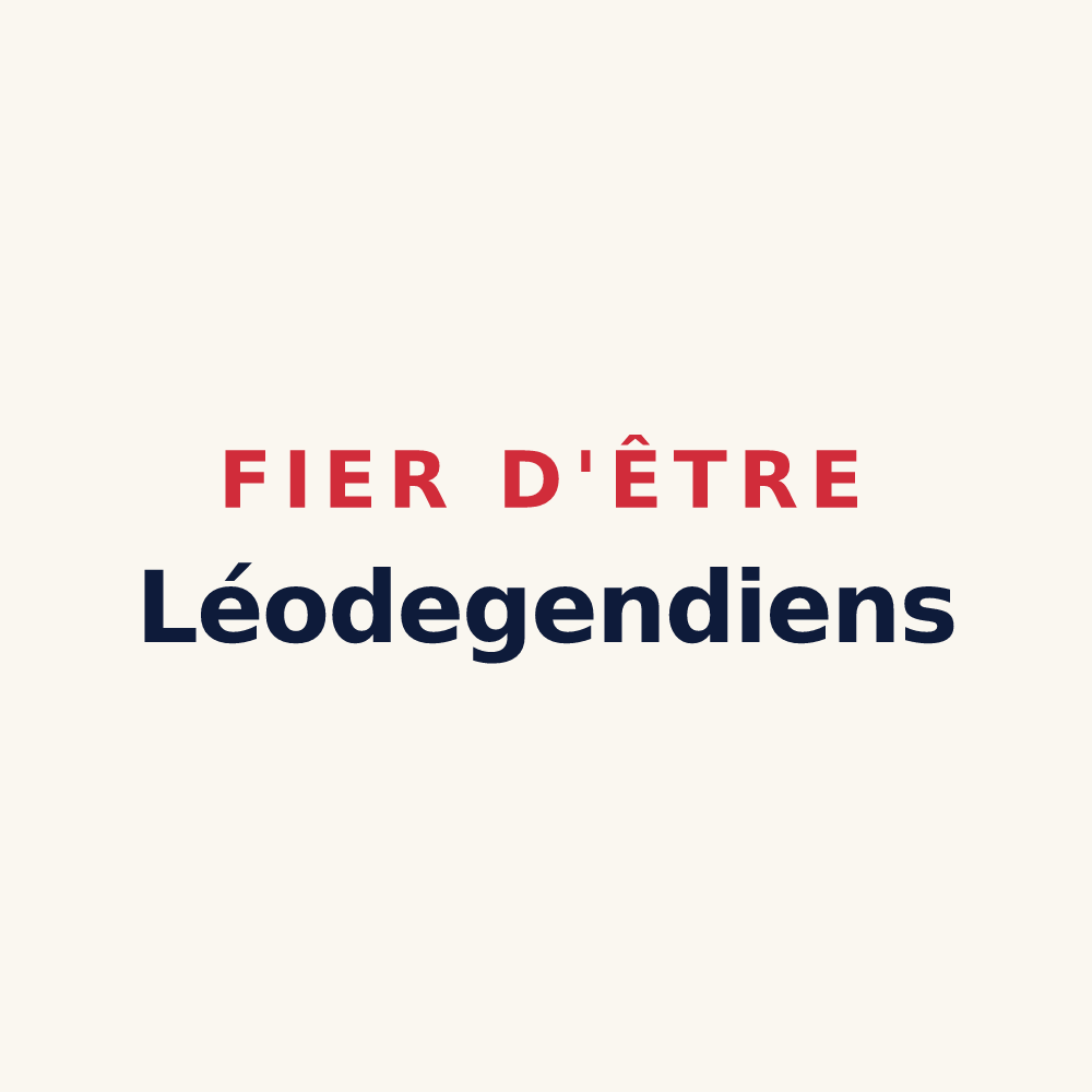 Tasse « Fier d'être Léodegendiens » — design pour Saint-Léger