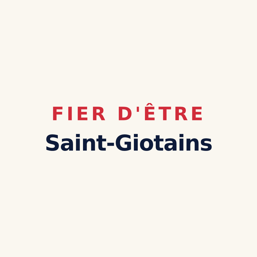 Tasse « Fier d'être Saint-Giotains » — design pour Saint-Léger-aux-Bois