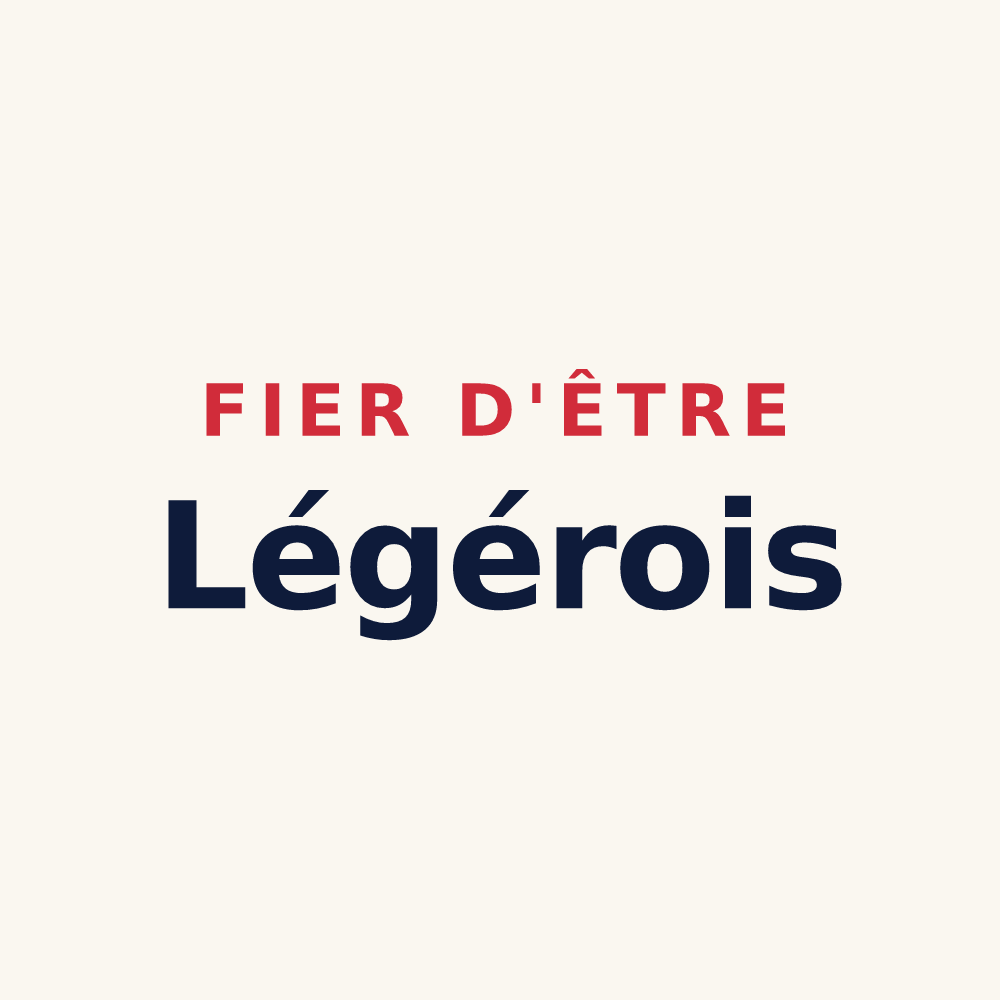 Tasse « Fier d'être Légérois » — design pour Saint-Léger-de-Linières