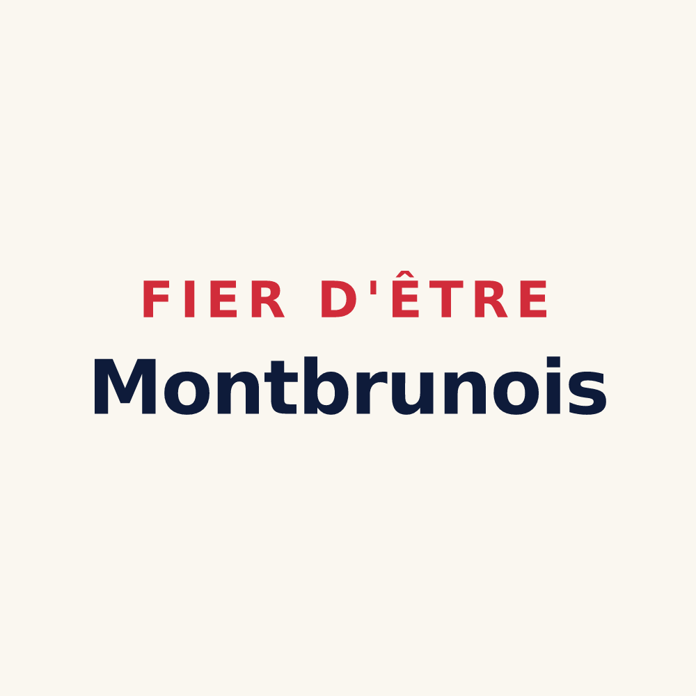 Tasse « Fier d'être Montbrunois » — design pour Saint-Léger-de-Montbrun