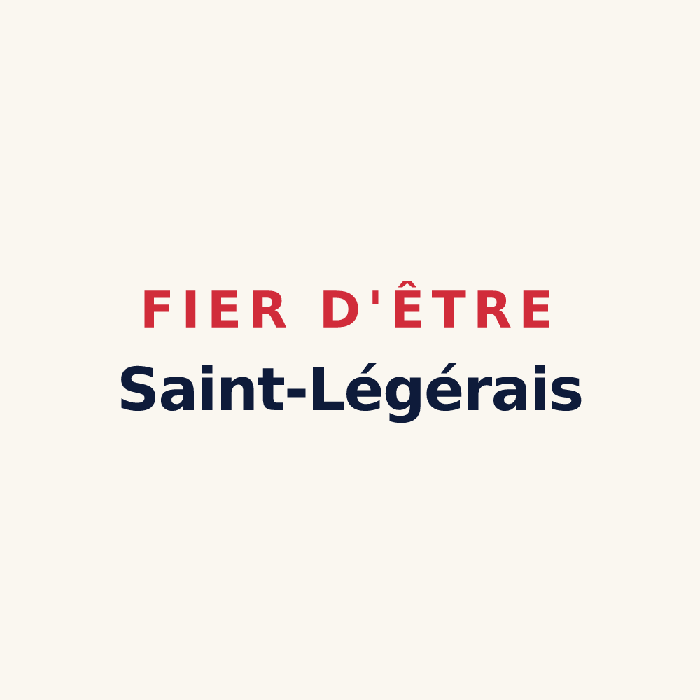 Tasse « Fier d'être Saint-Légérais » — design pour Saint-Léger-de-Peyre