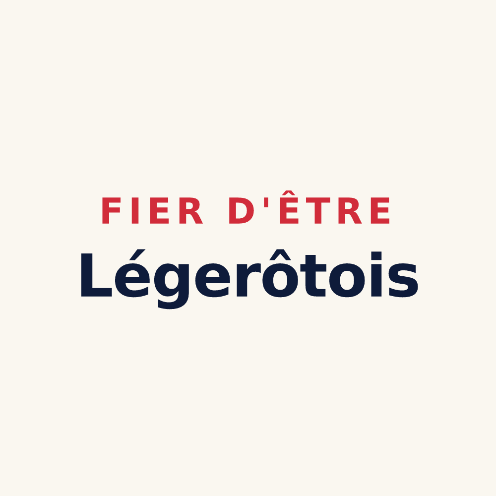 Tasse « Fier d'être Légerôtois » — design pour Saint-Léger-de-Rôtes