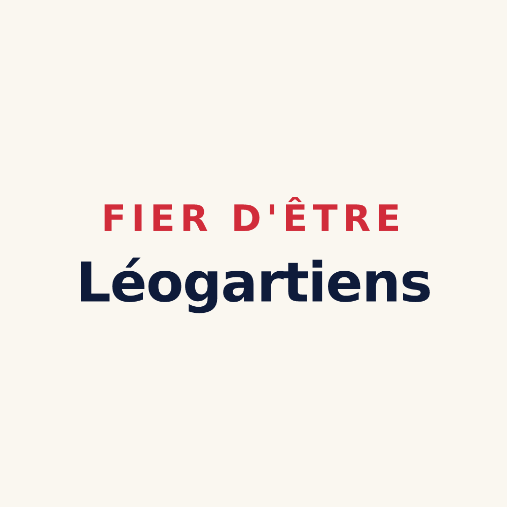 Tasse « Fier d'être Léogartiens » — design pour Saint-Léger-des-Vignes